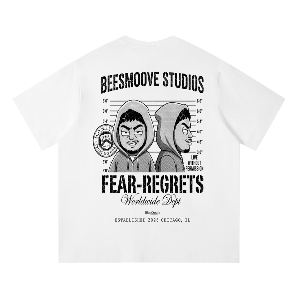 Beesmoove BlackSouth Corey Fear Regrets T-Shirt