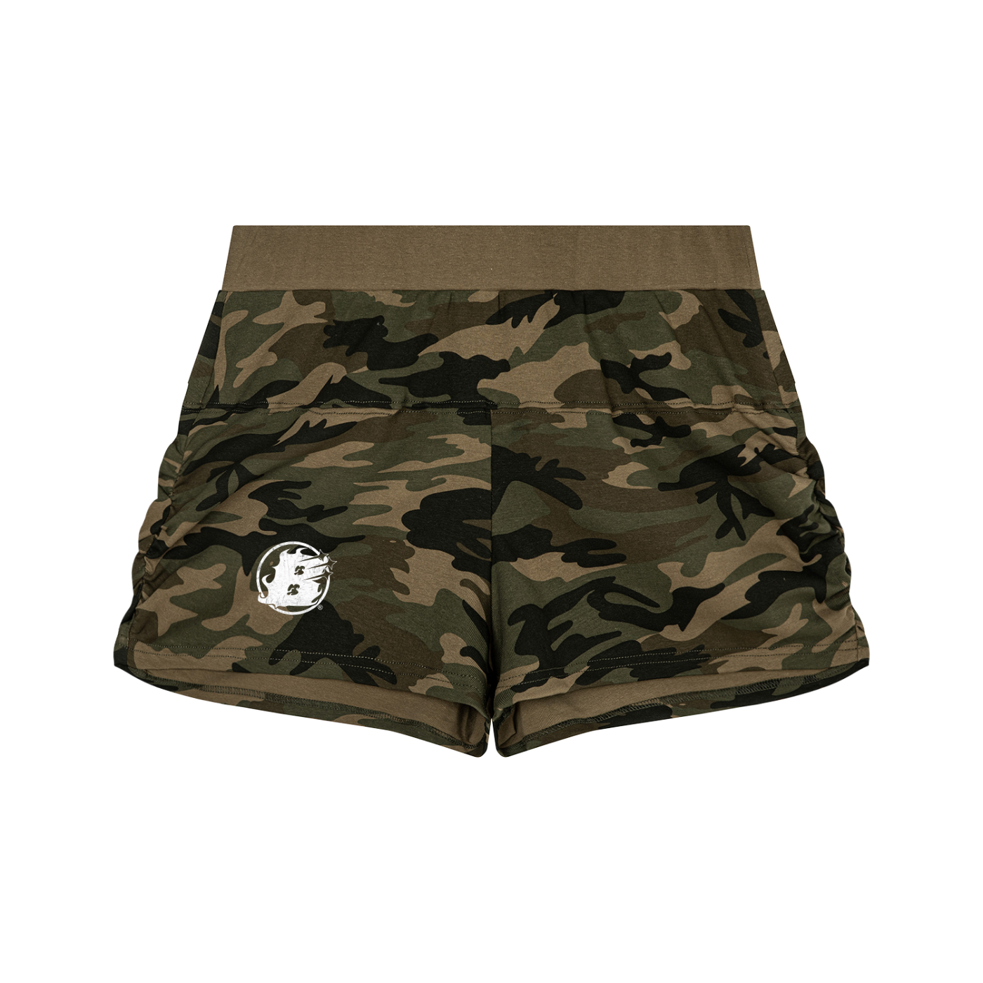 Beesmoove Women's Slim Camo Shorts