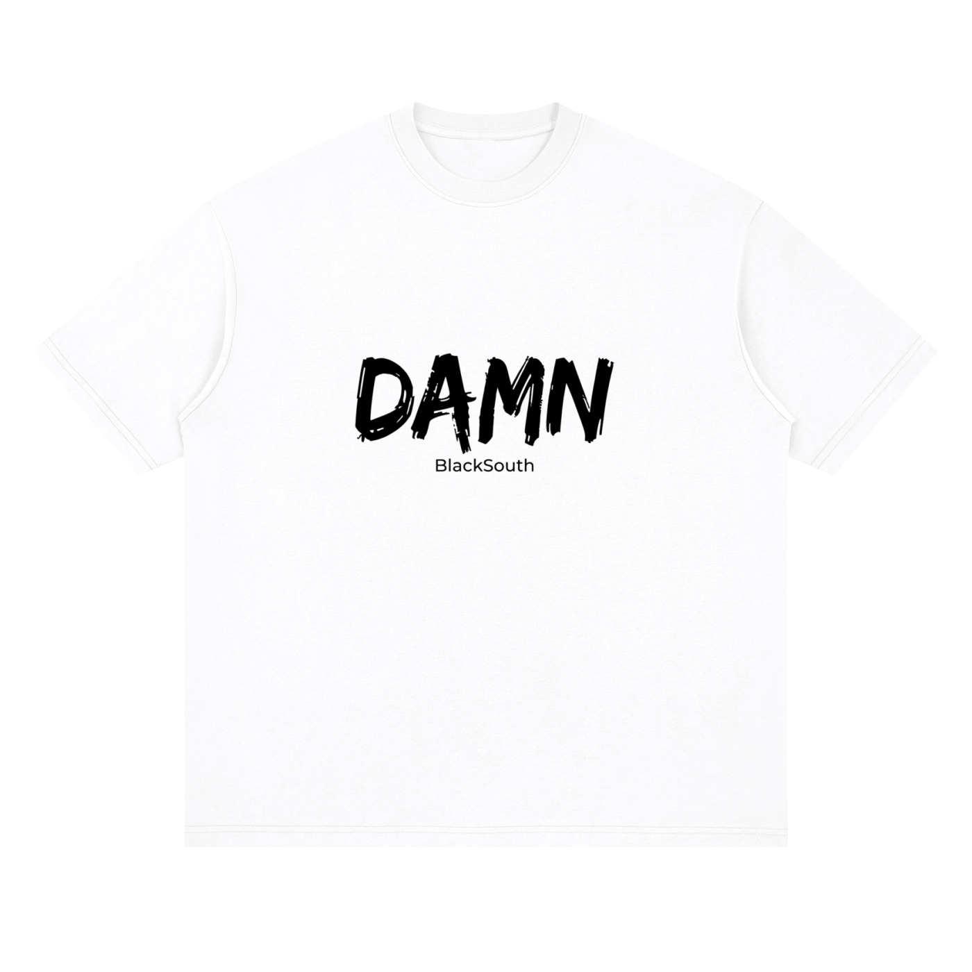 Beesmoove BlackSouth DAMN Blk Drop Shoulder T-Shirt