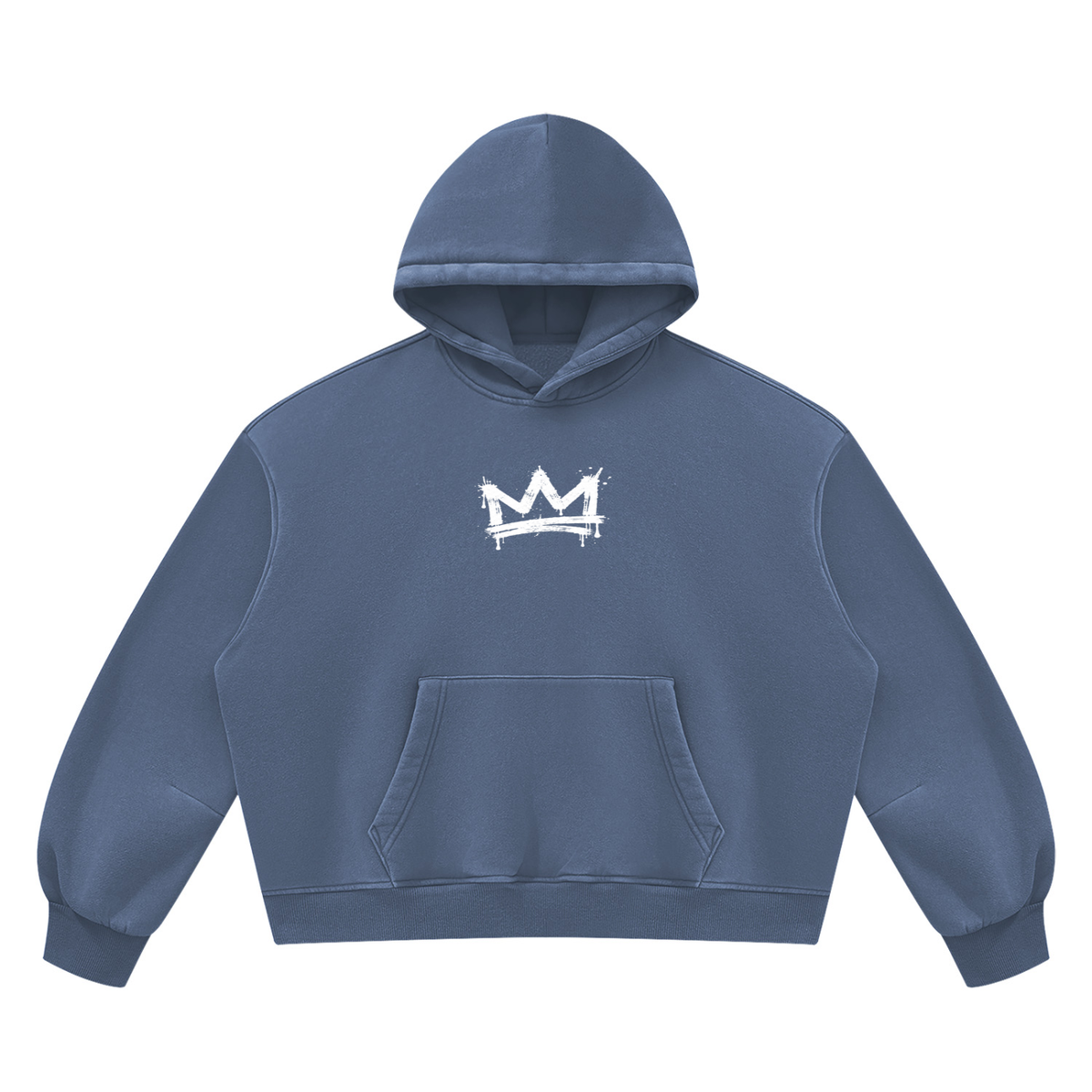 Beesmoove BlackSouth Crown Set Wash Boxy Fleece Hoodie