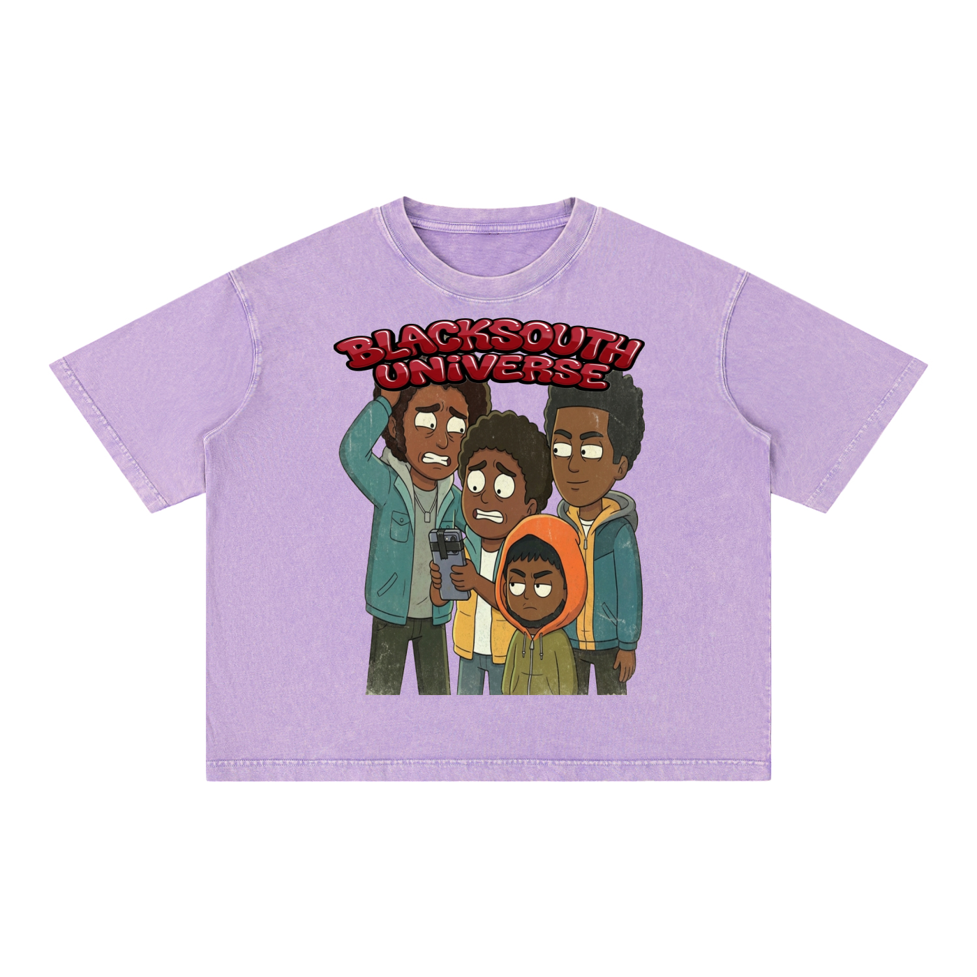BEESMOOVE BLACKSOUTH: The Neighborhood Wash Boxy Cotton T-Shirt