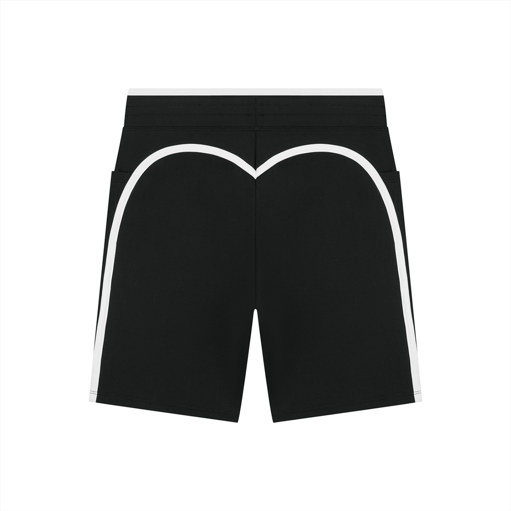 BEESMOOVE Women's High Rise Color Block Yoga Shorts
