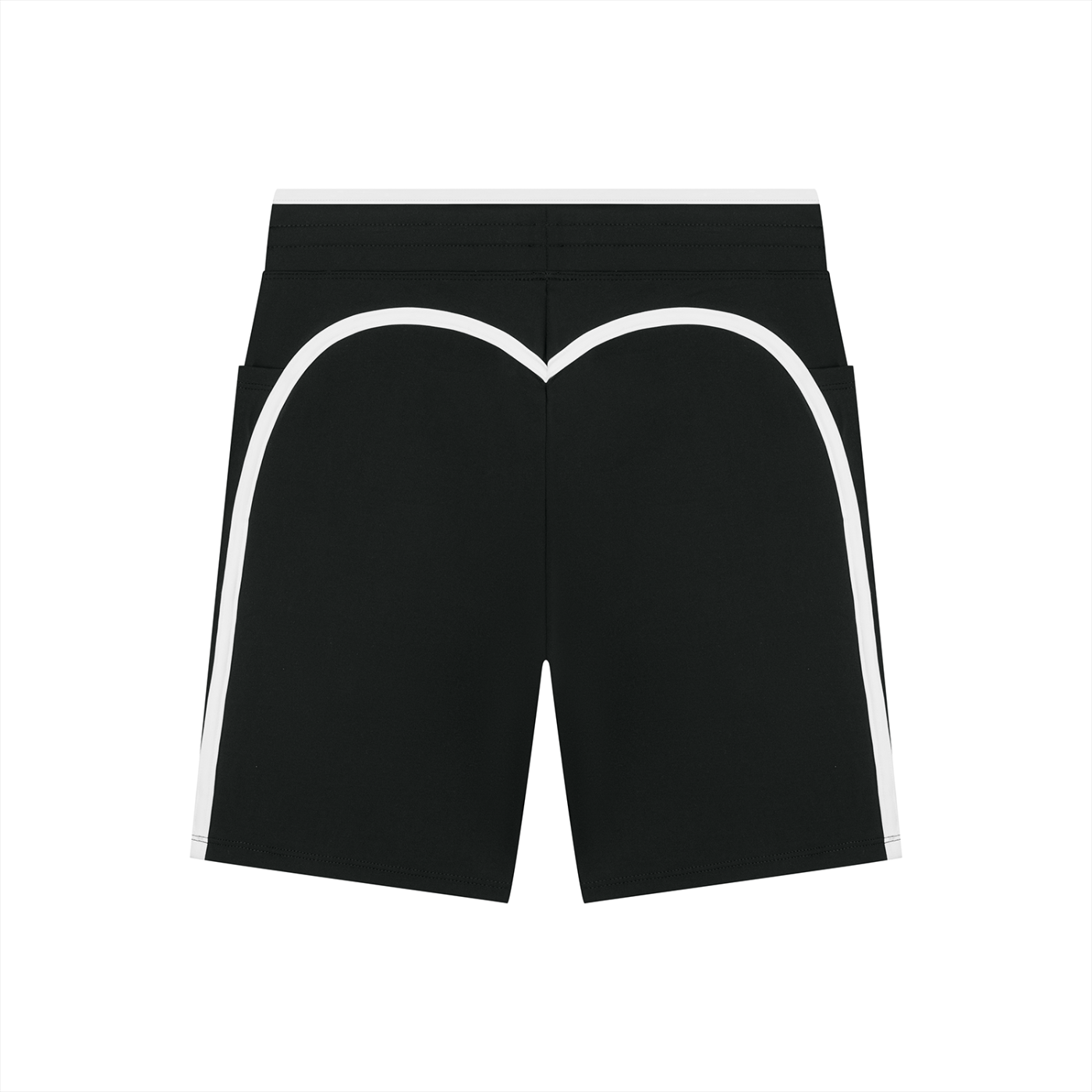 BEESMOOVE Women's High Rise Color Block Yoga Shorts