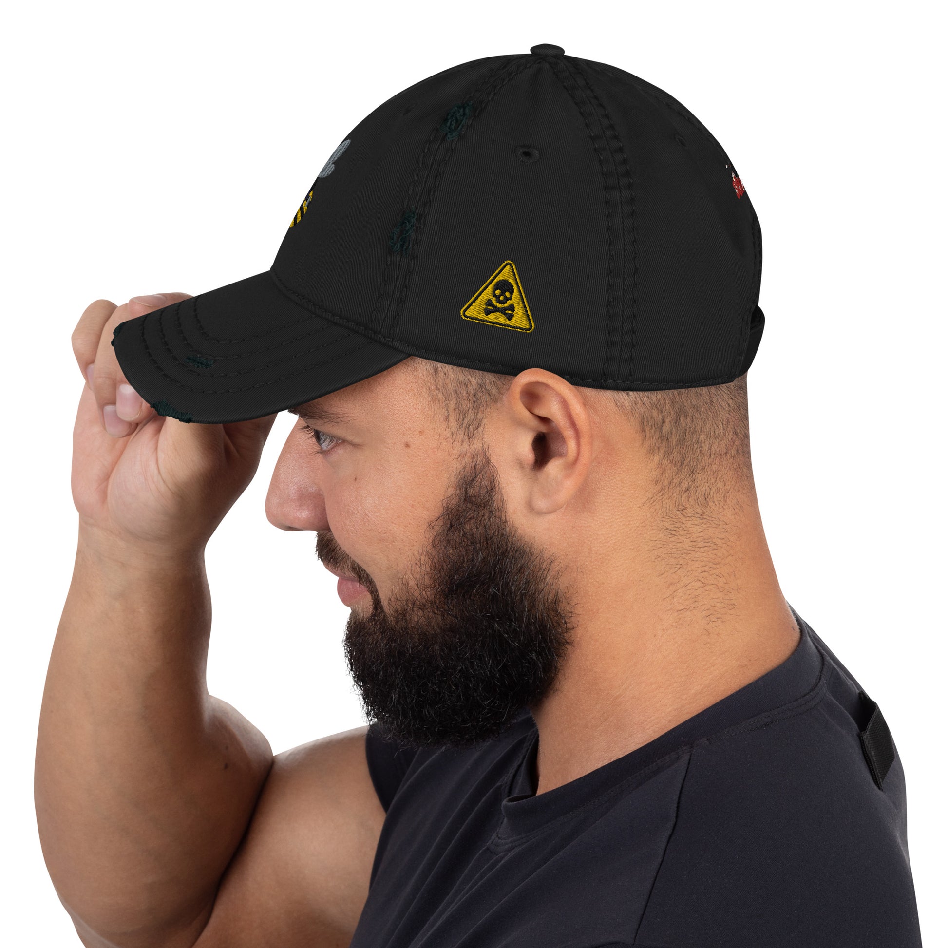 Beesmoove toxic Distressed Dad Hat - Beesmoove