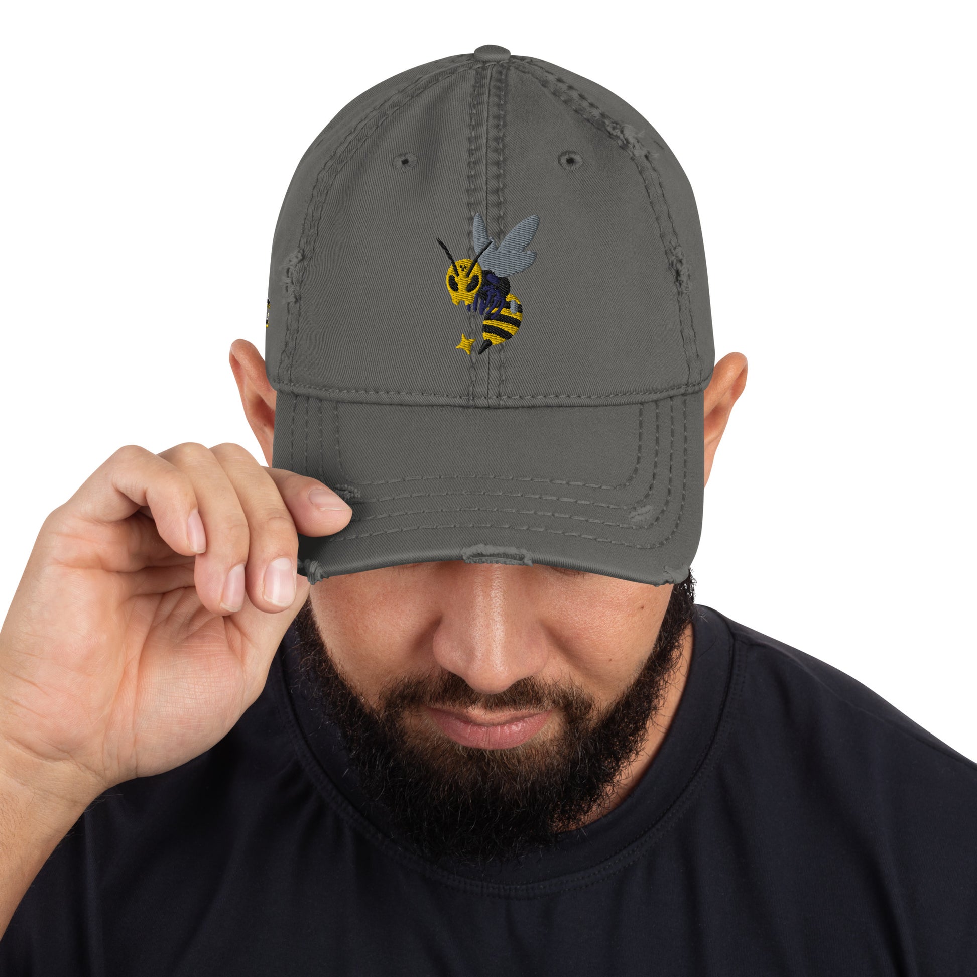 Beesmoove toxic Distressed Dad Hat - Beesmoove