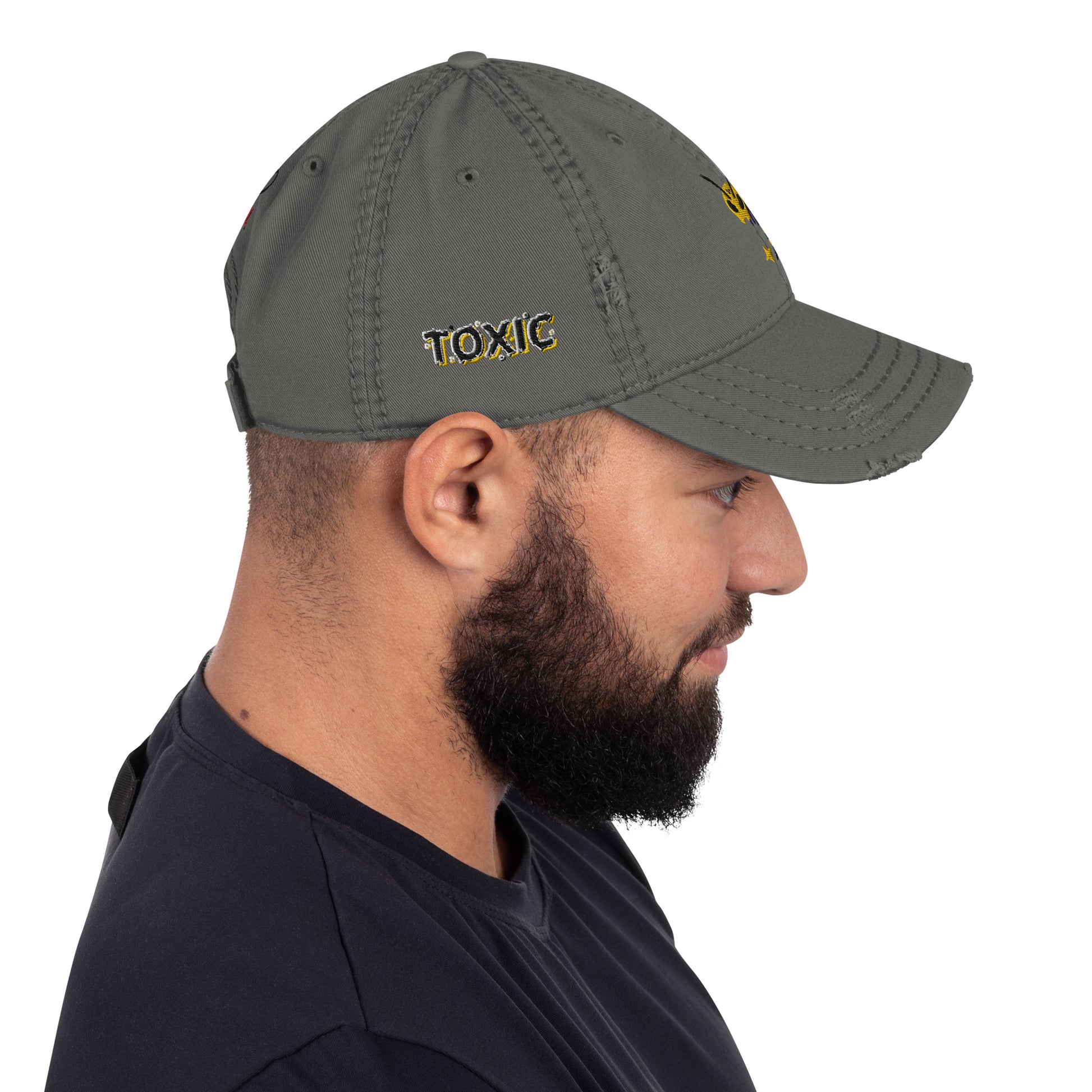 Beesmoove toxic Distressed Dad Hat - Beesmoove