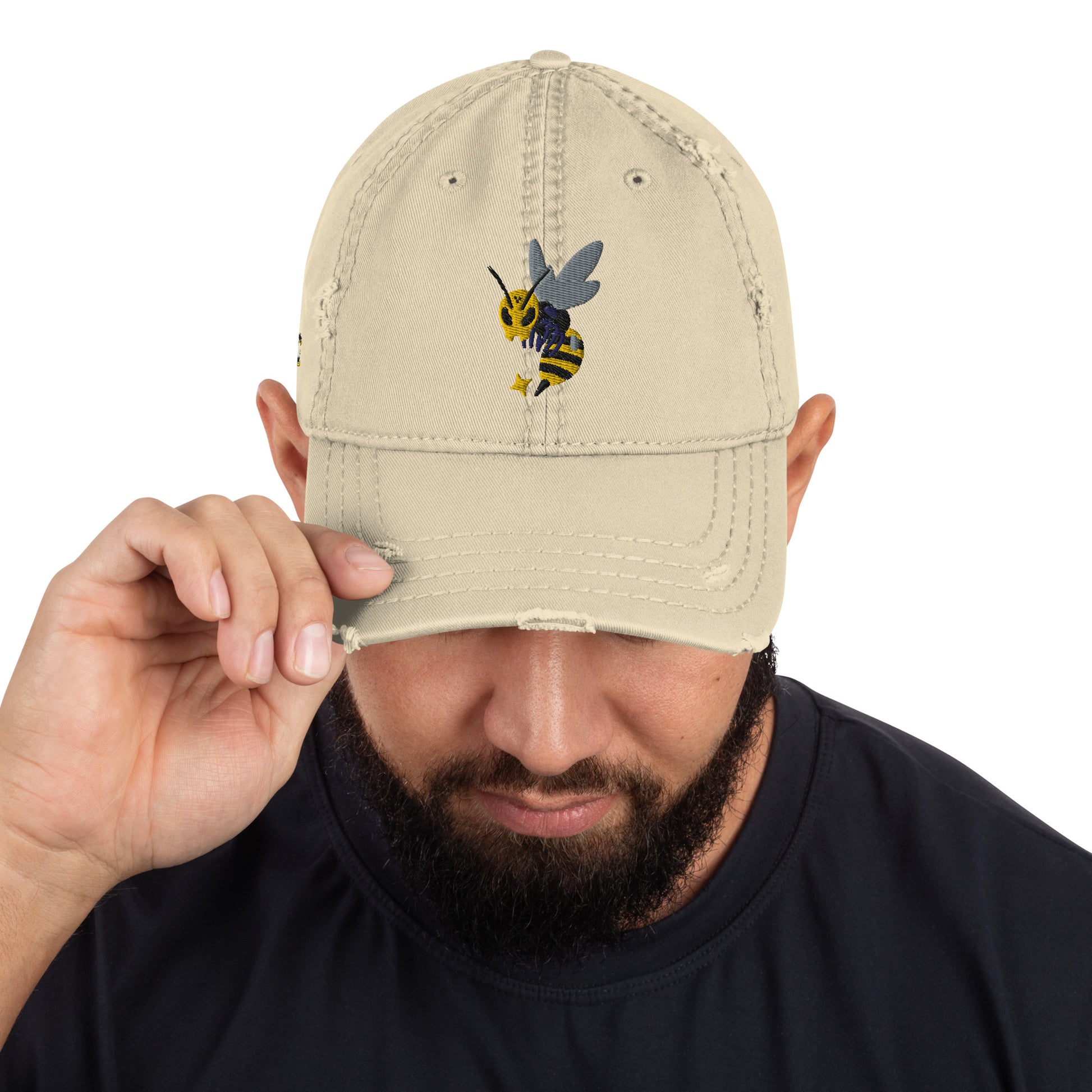 Beesmoove toxic Distressed Dad Hat - Beesmoove