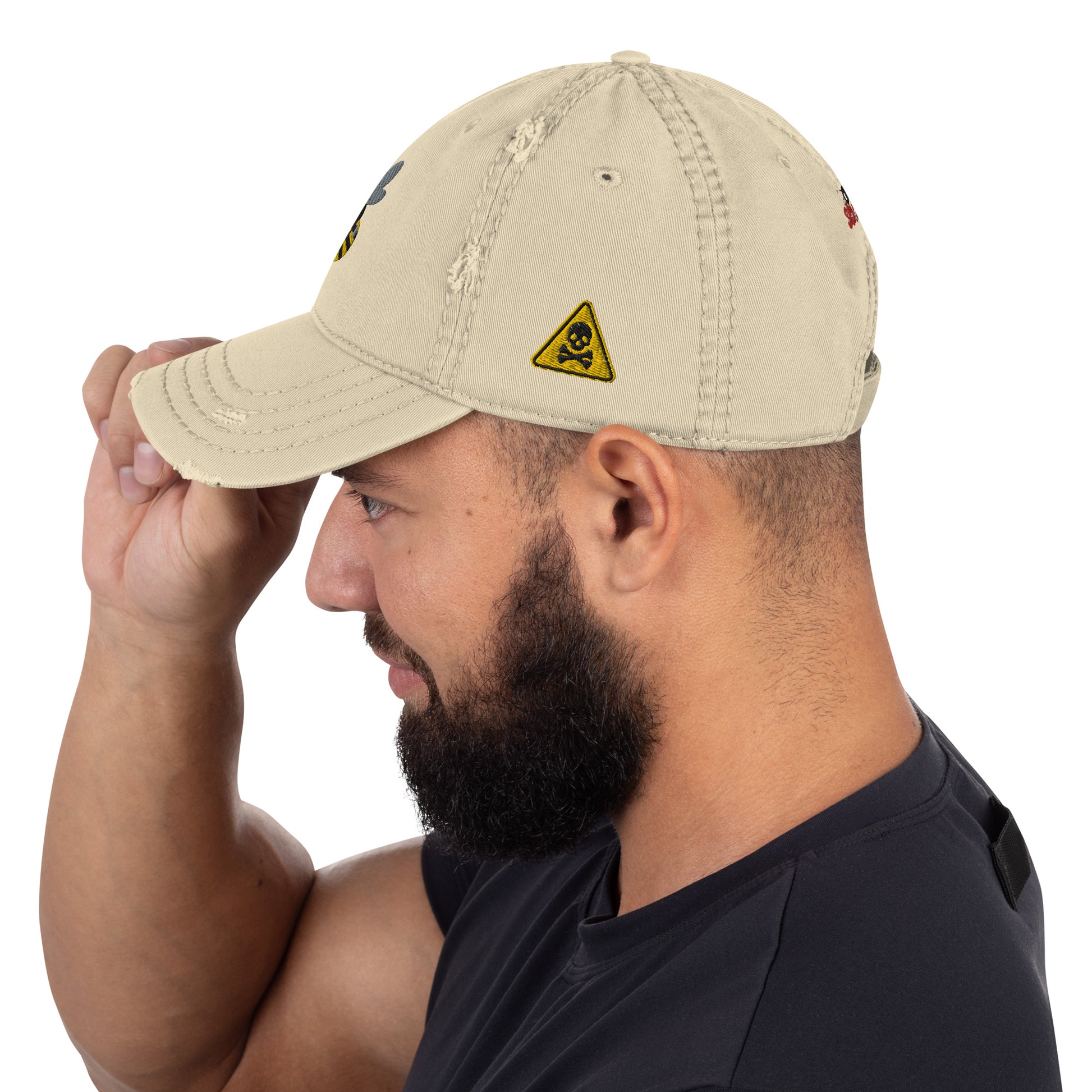 Beesmoove toxic Distressed Dad Hat - Beesmoove