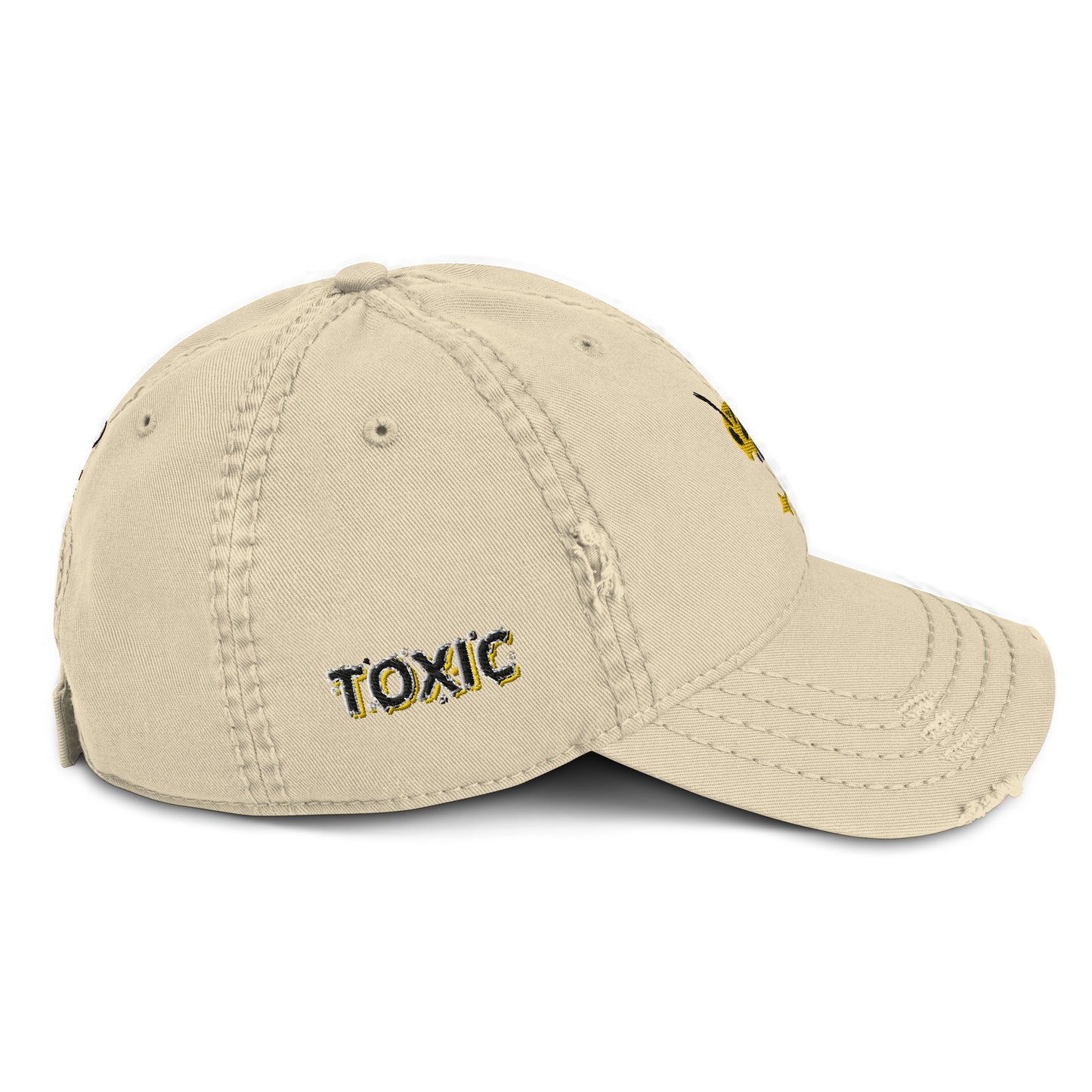 Beesmoove toxic Distressed Dad Hat - Beesmoove