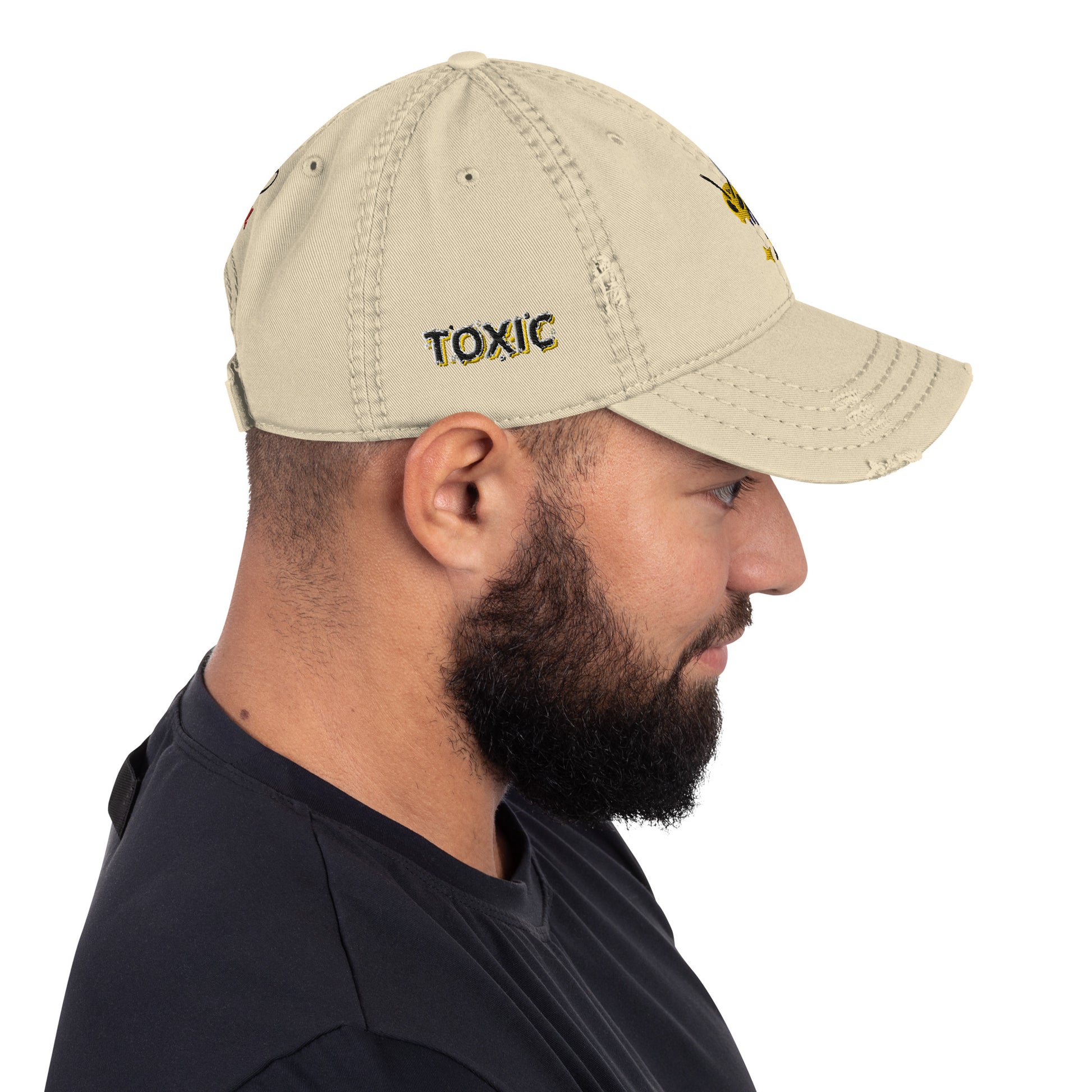 Beesmoove toxic Distressed Dad Hat - Beesmoove