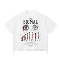 Beesmoove BlackSouth SIGNAL ARCHIVE 001 Wash Raw-Hem Boxy T-shirt