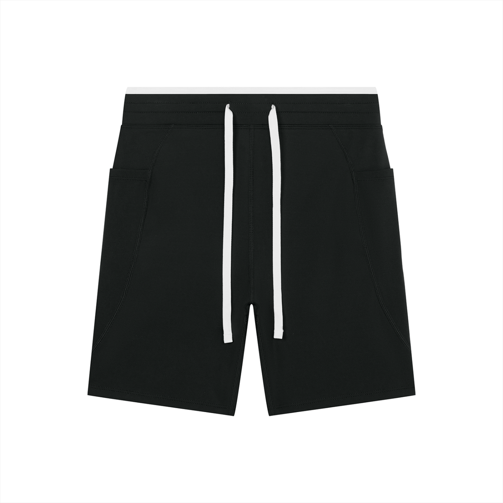 BEESMOOVE Women's High Rise Color Block Yoga Shorts