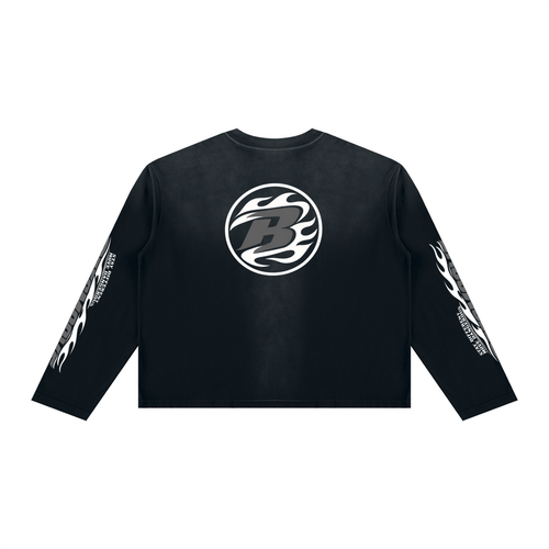 BEESMOOVE Stay Different Boxy Long Sleeve T-Shirt