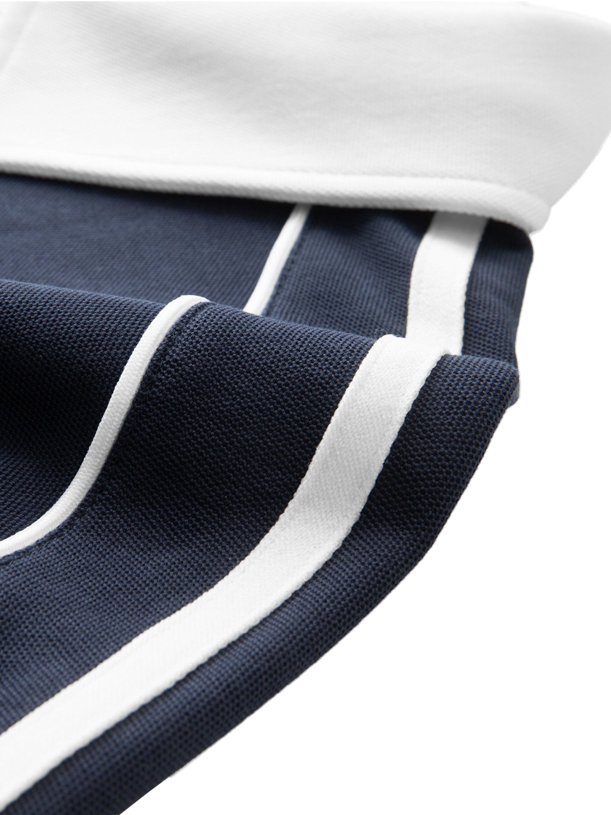 BEESMOOVE Motion unit Collar Short-Sleeve Polo Shirt