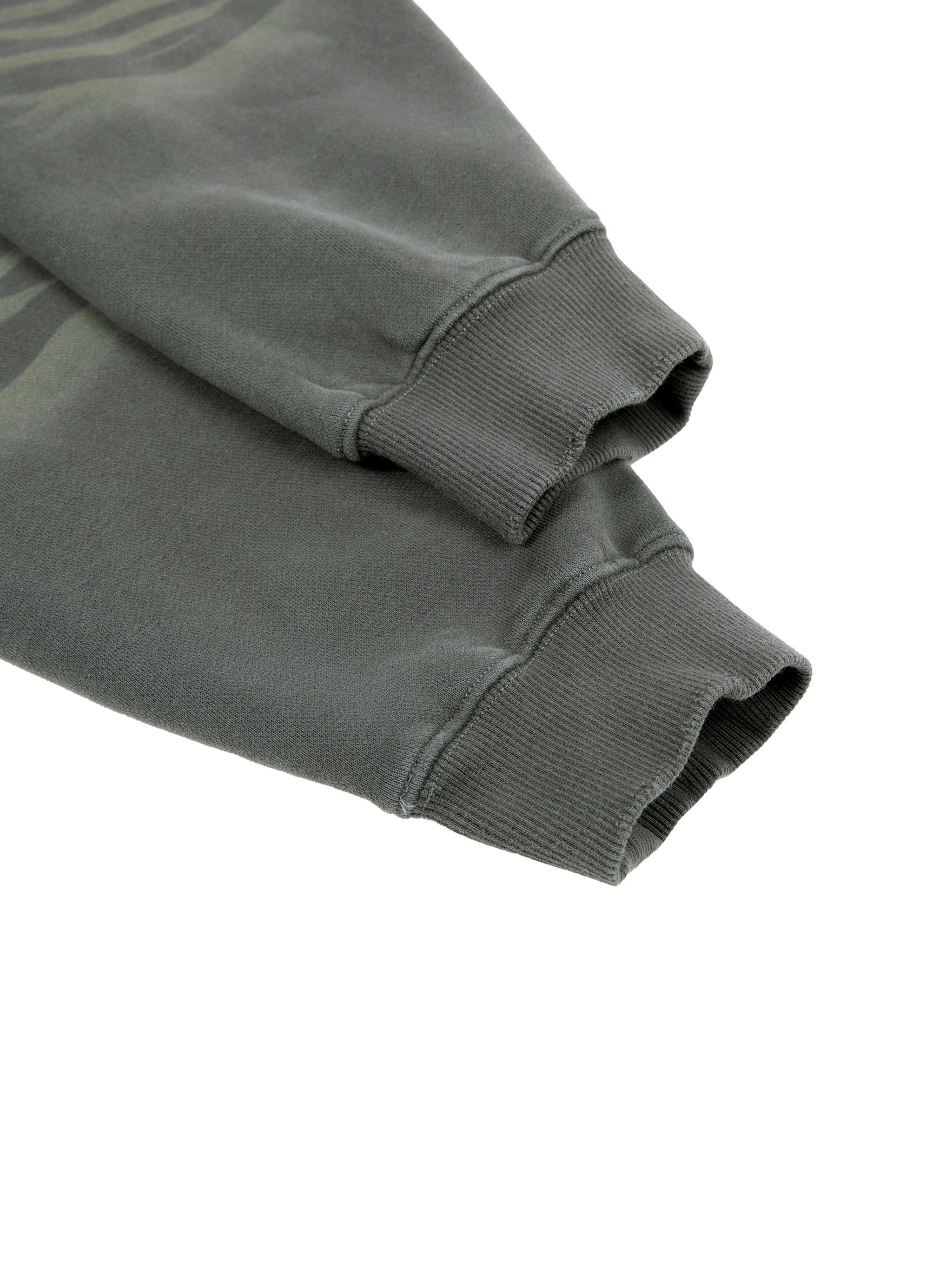 BEESMOOVE “Natural Buzz Frayed Sunfade Boxy Fleece Hoodie