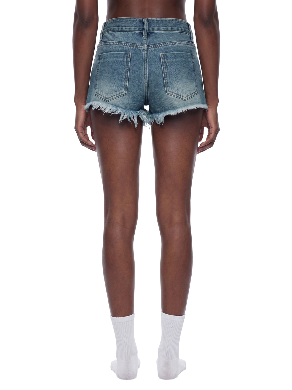 BEESMOOVE Women's Vintage Wash  Denim Shorts