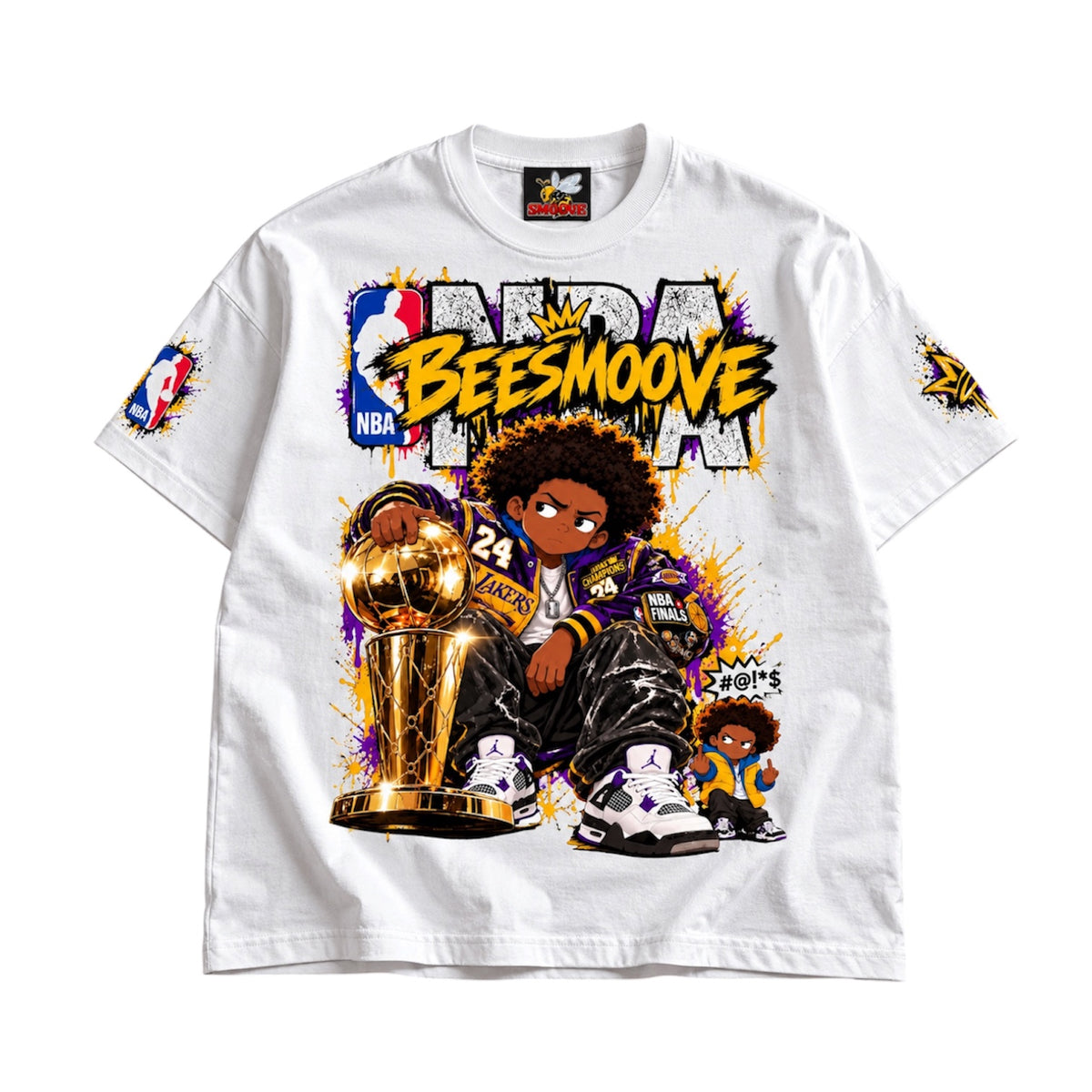 Beesmoove Lil Boo: Championship Mode Loose Drop Shoulder Tee
