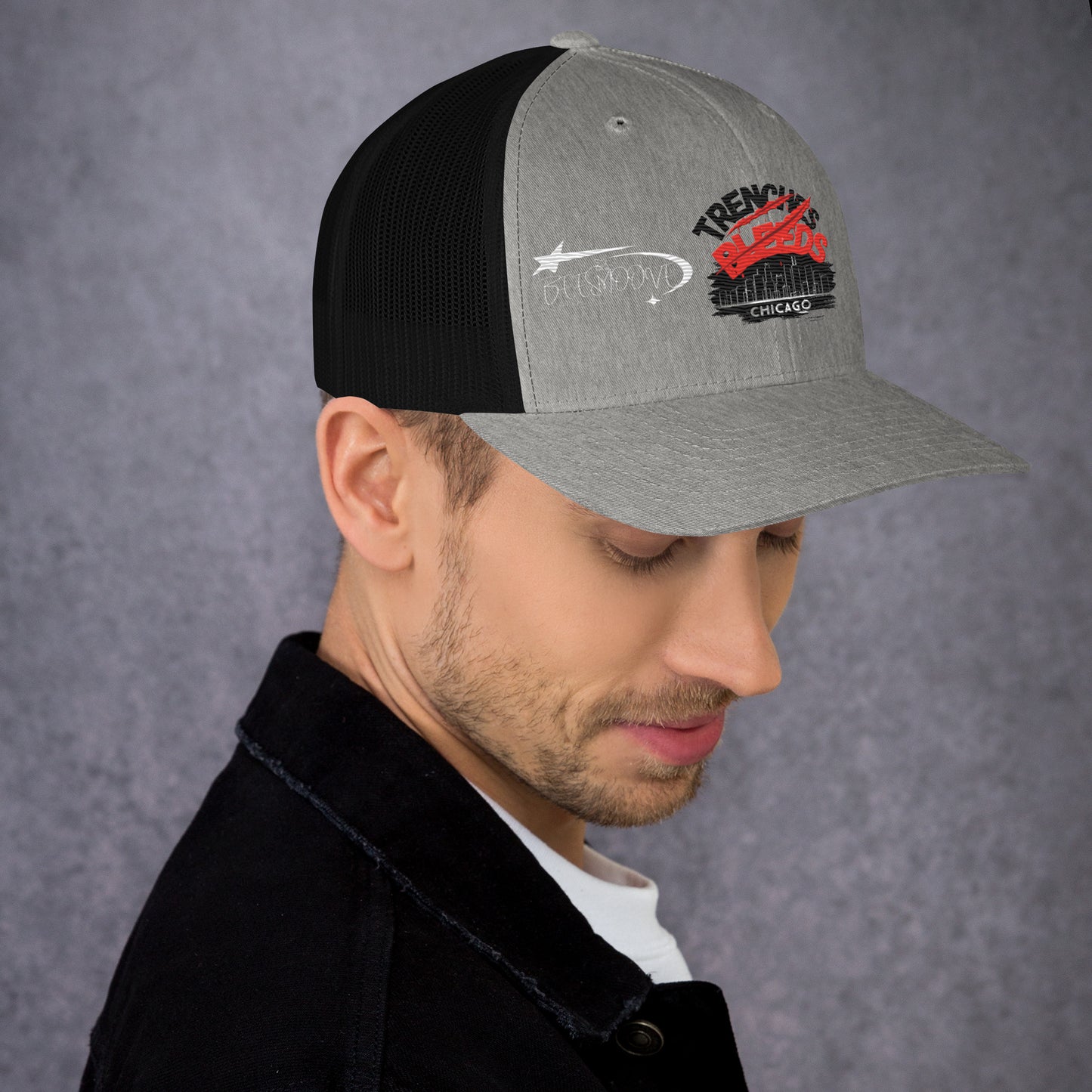 Beesmoove trenches bleeds all star famous Trucker Cap - Beesmoove