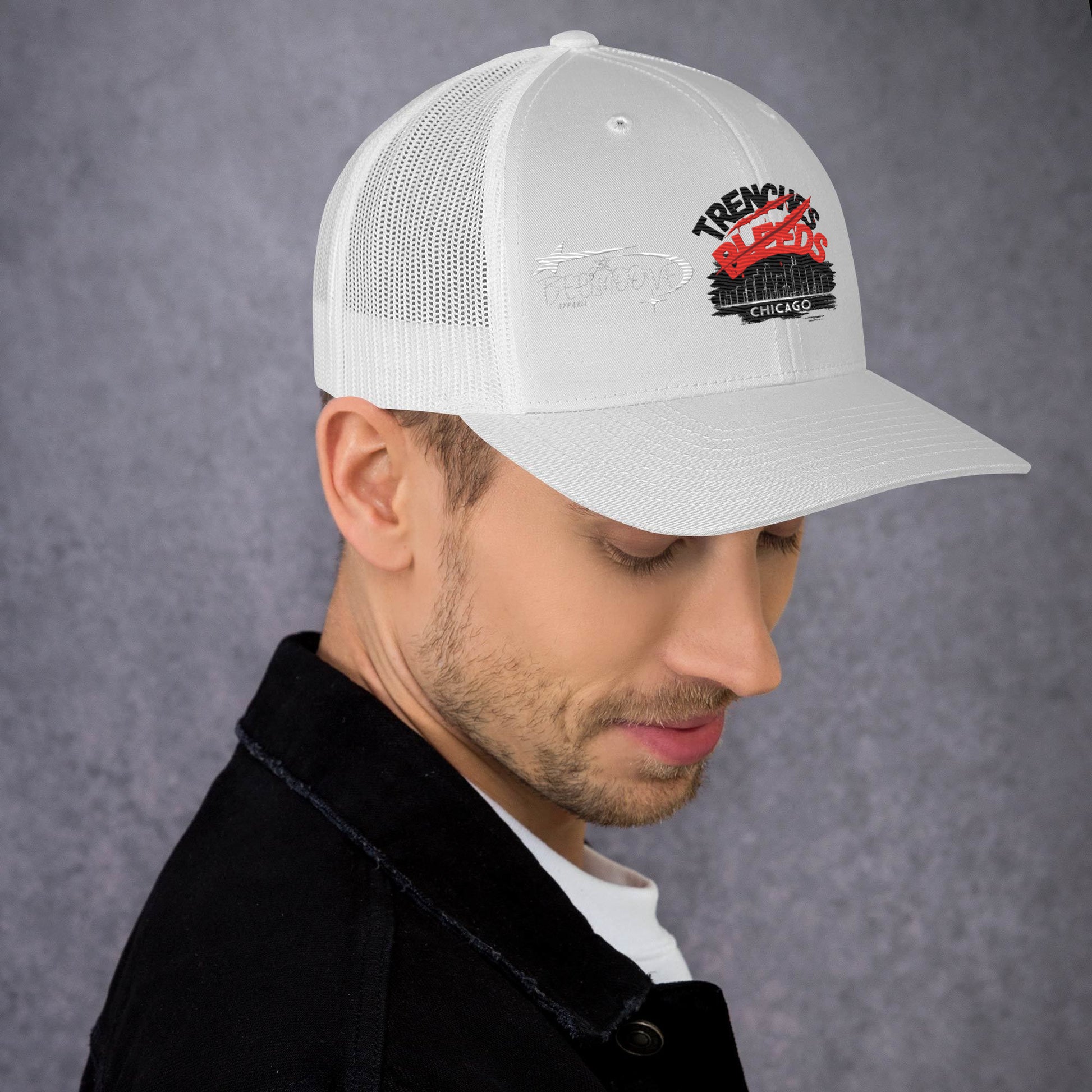 Beesmoove trenches bleeds all star famous Trucker Cap - Beesmoove