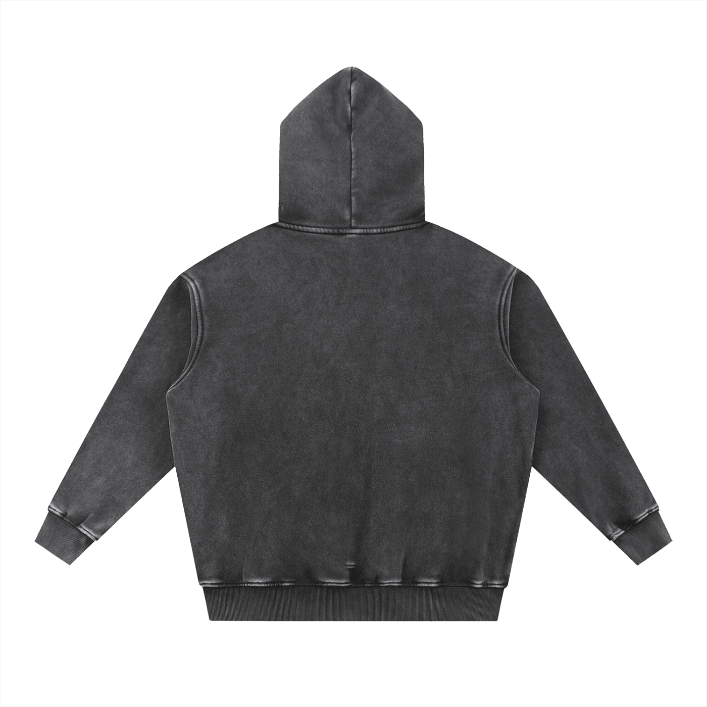 Snow Wash Fleece Oversize Hoodie - Beesmoove