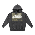 Snow Wash Fleece Oversize Hoodie - Beesmoove