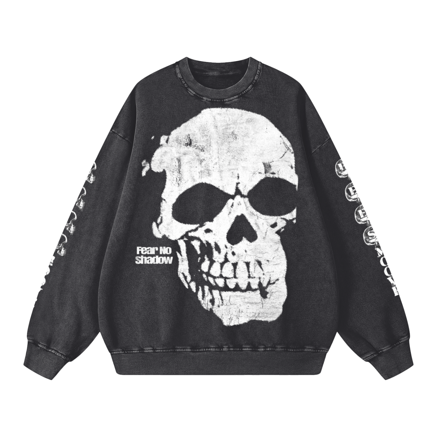 Snow Washed Oversized Sweatshirt - Beesmoove