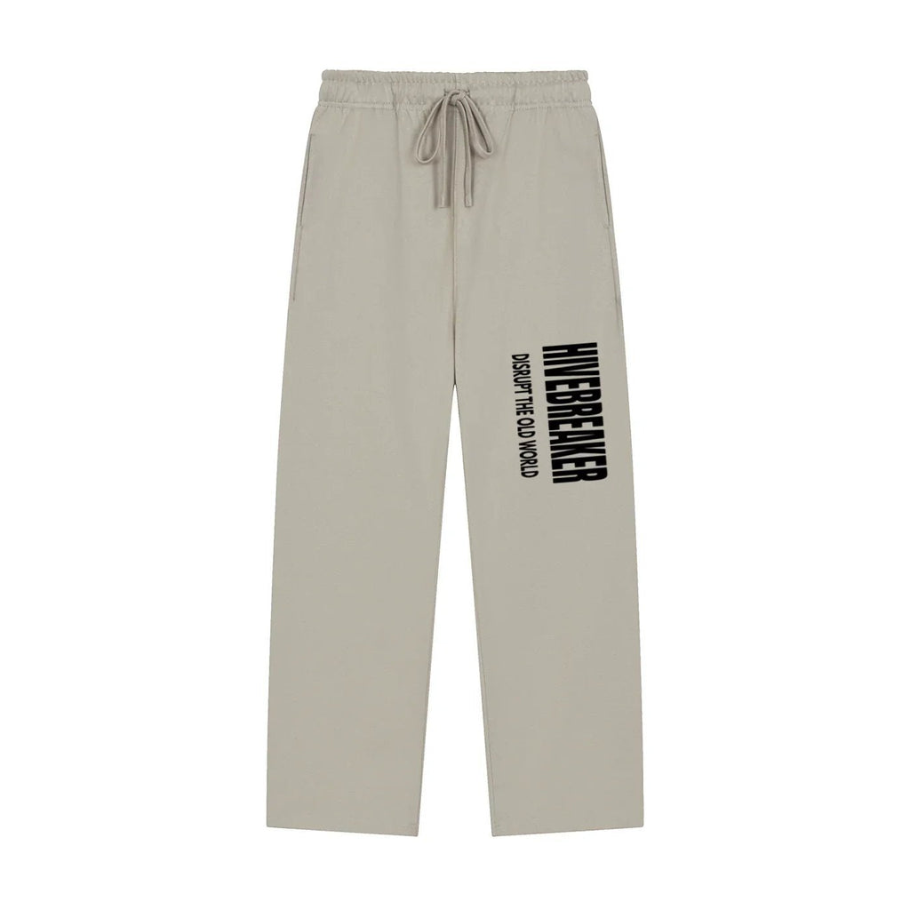 Solid Color Straight - Leg Sweatpants - Beesmoove