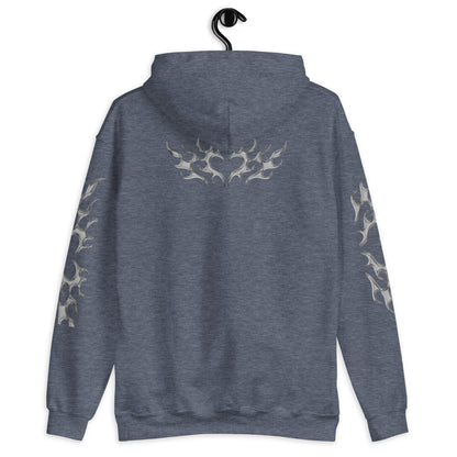 Beesmoove silver flame Unisex Hoodie - Beesmoove