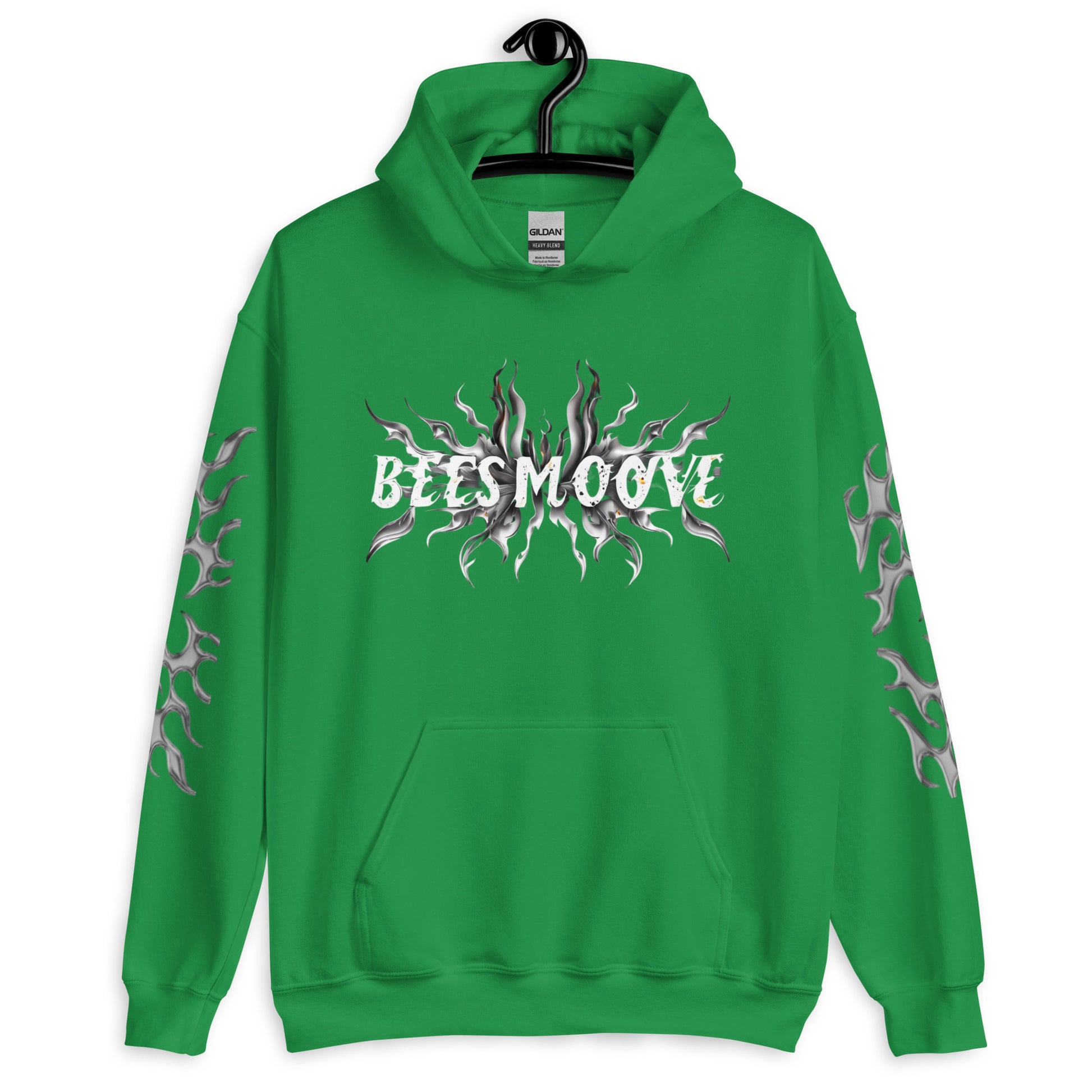 Beesmoove silver flame Unisex Hoodie - Beesmoove