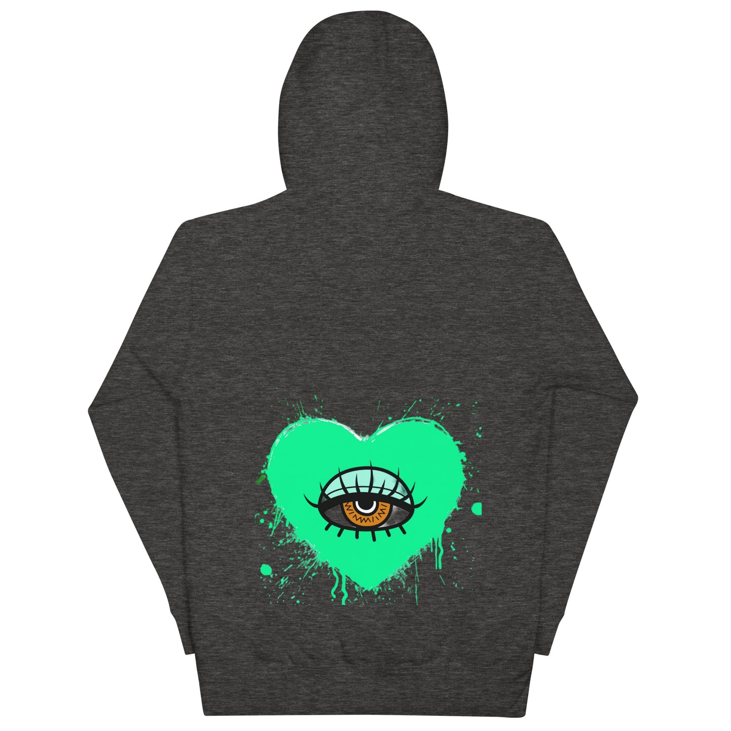 Beesmoove eye catcher green Unisex Hoodie - Beesmoove