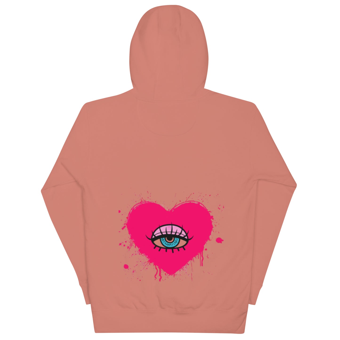 Beesmoove eye catcher pink Unisex Hoodie - Beesmoove