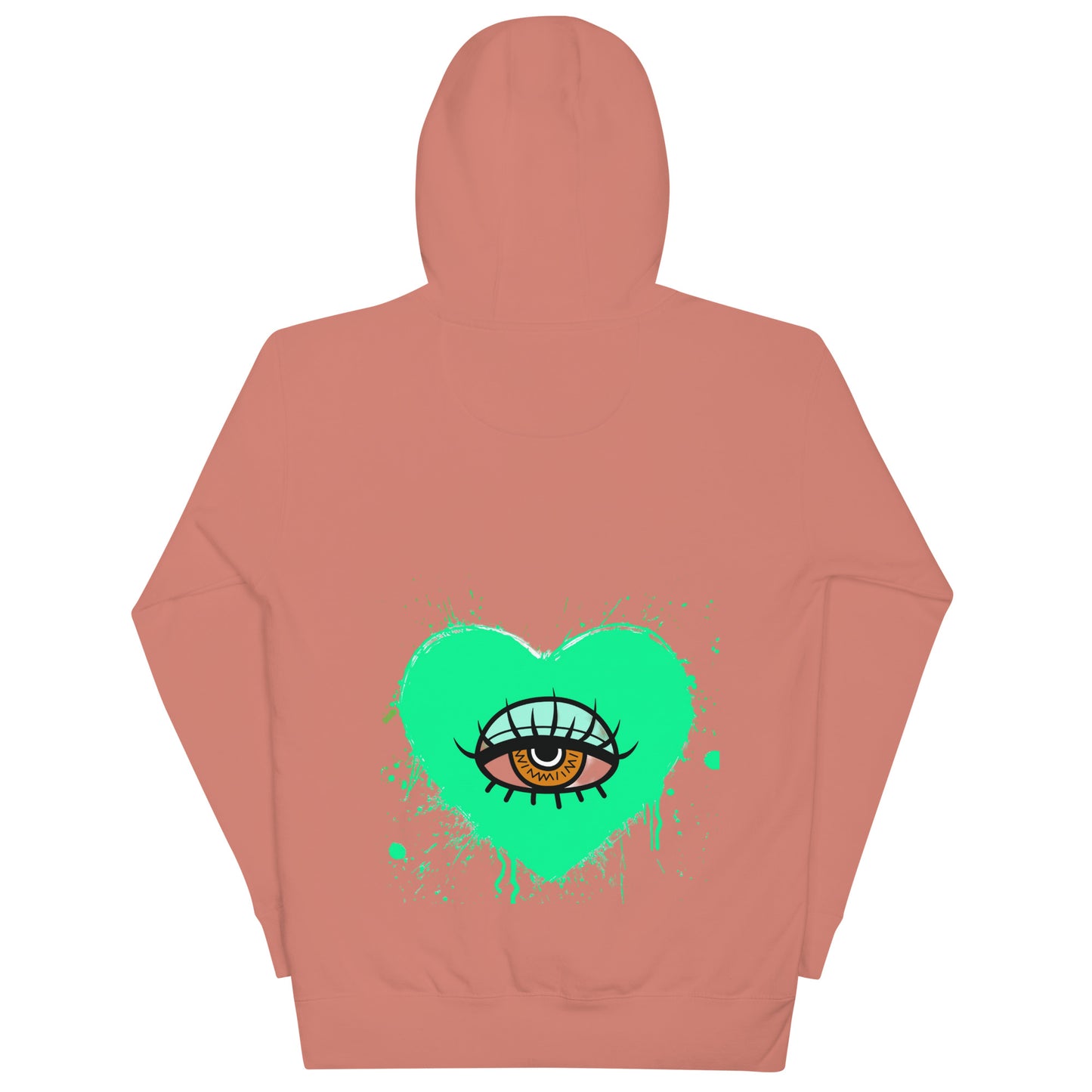 Beesmoove eye catcher green Unisex Hoodie - Beesmoove