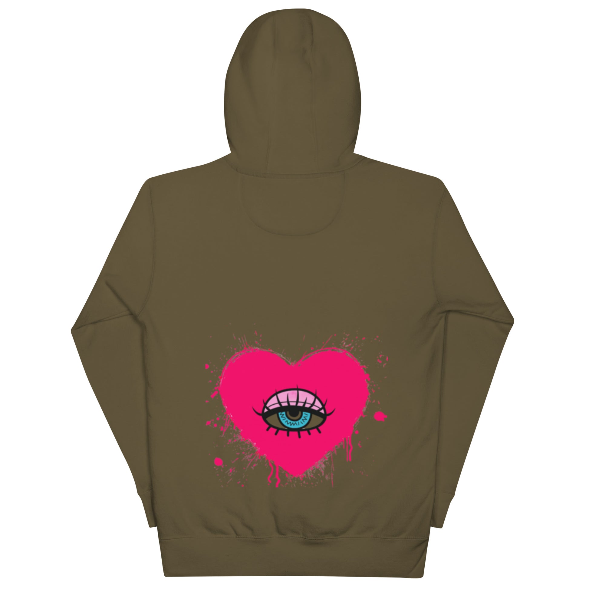 Beesmoove eye catcher pink Unisex Hoodie - Beesmoove