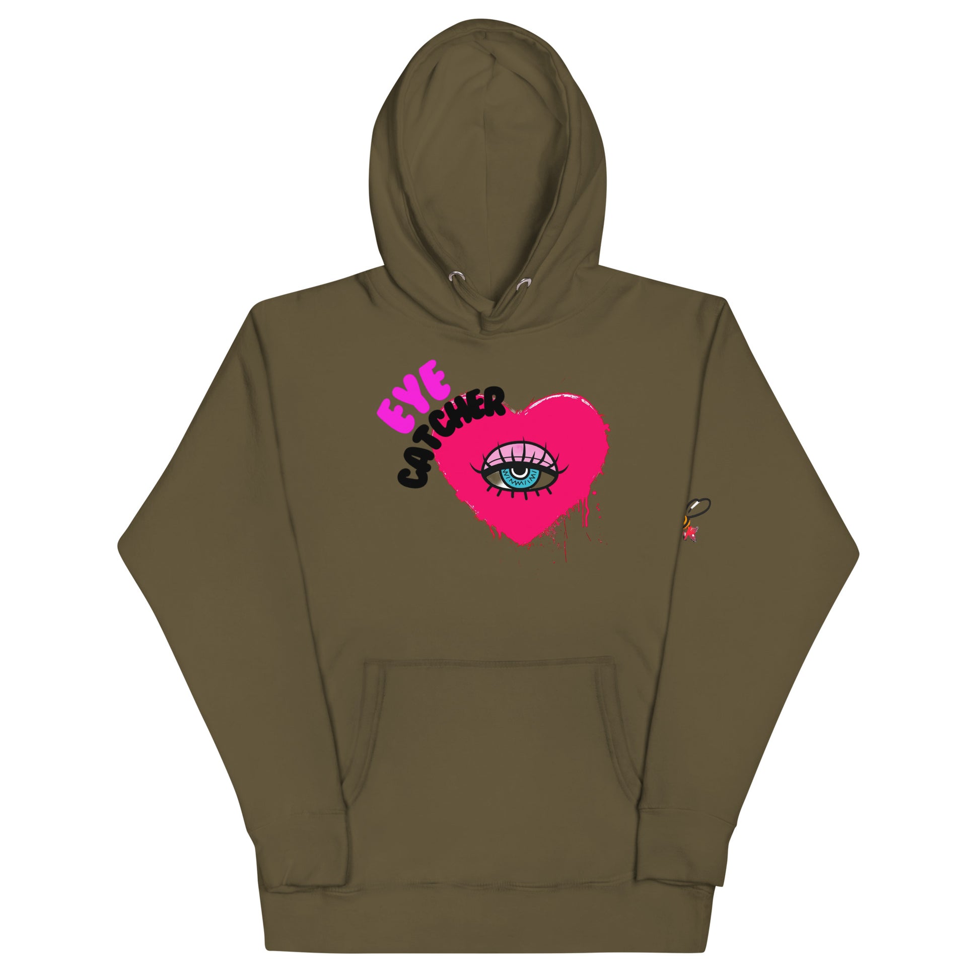 Beesmoove eye catcher pink Unisex Hoodie - Beesmoove