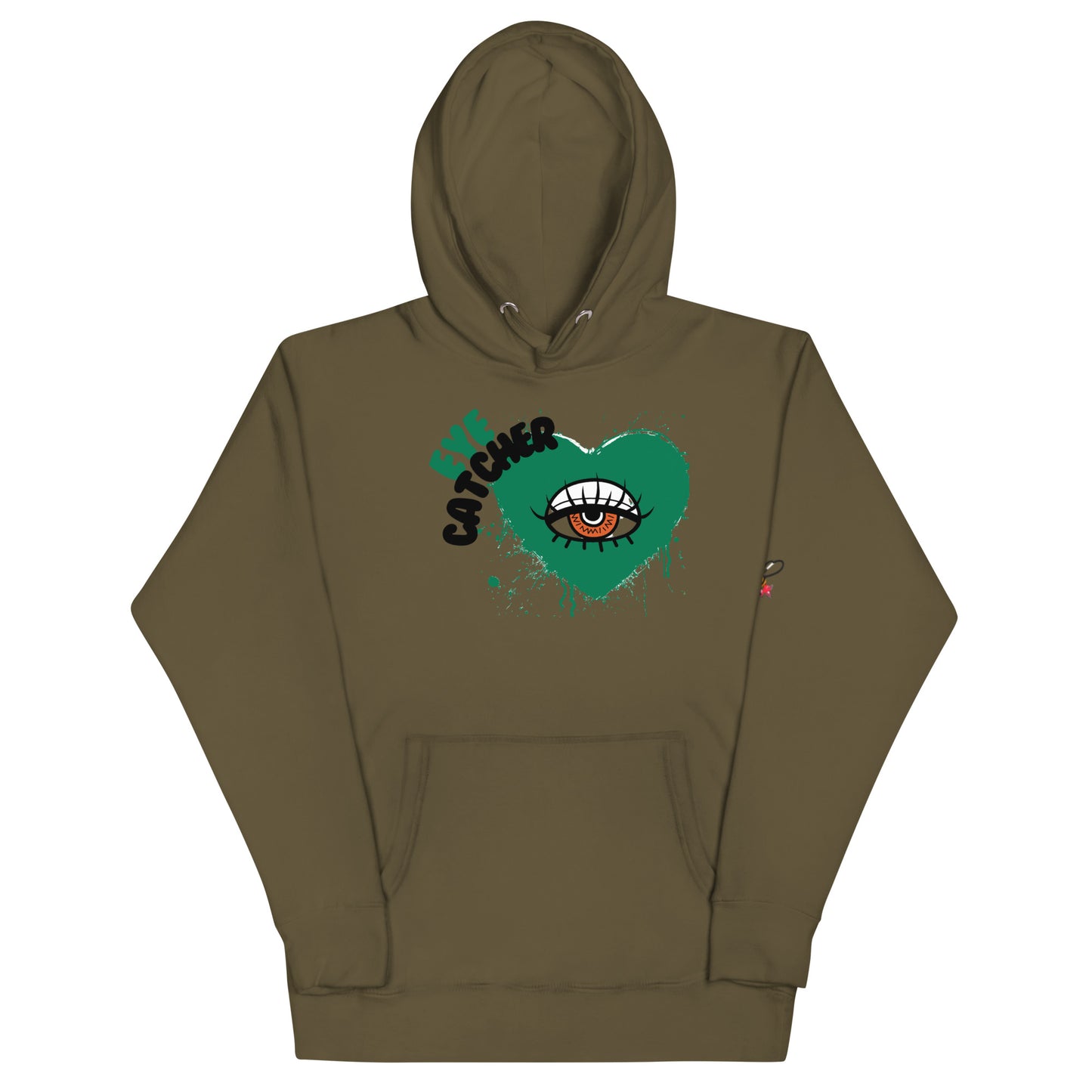 Beesmoove eye catcher green Unisex Hoodie - Beesmoove