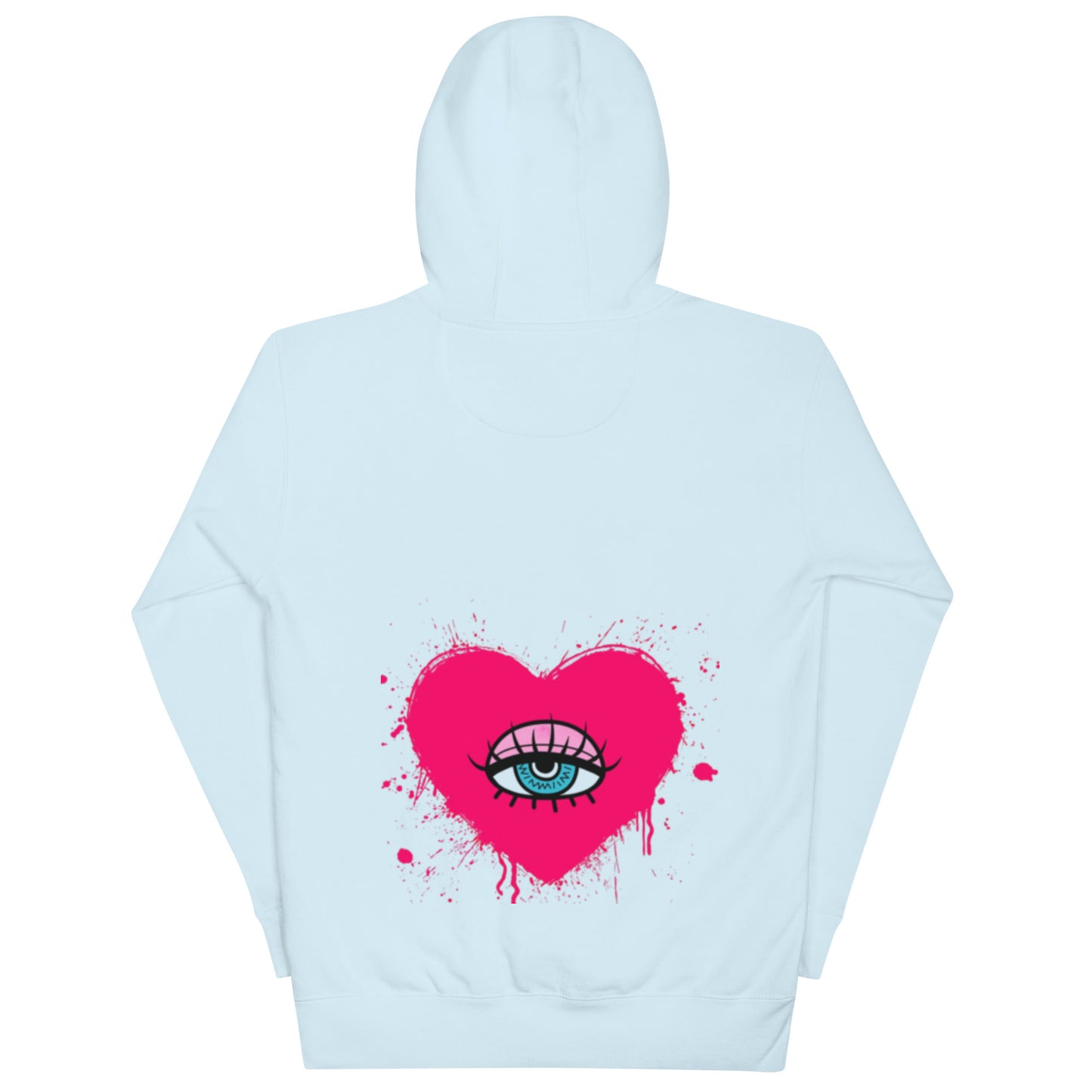 Beesmoove eye catcher pink Unisex Hoodie - Beesmoove