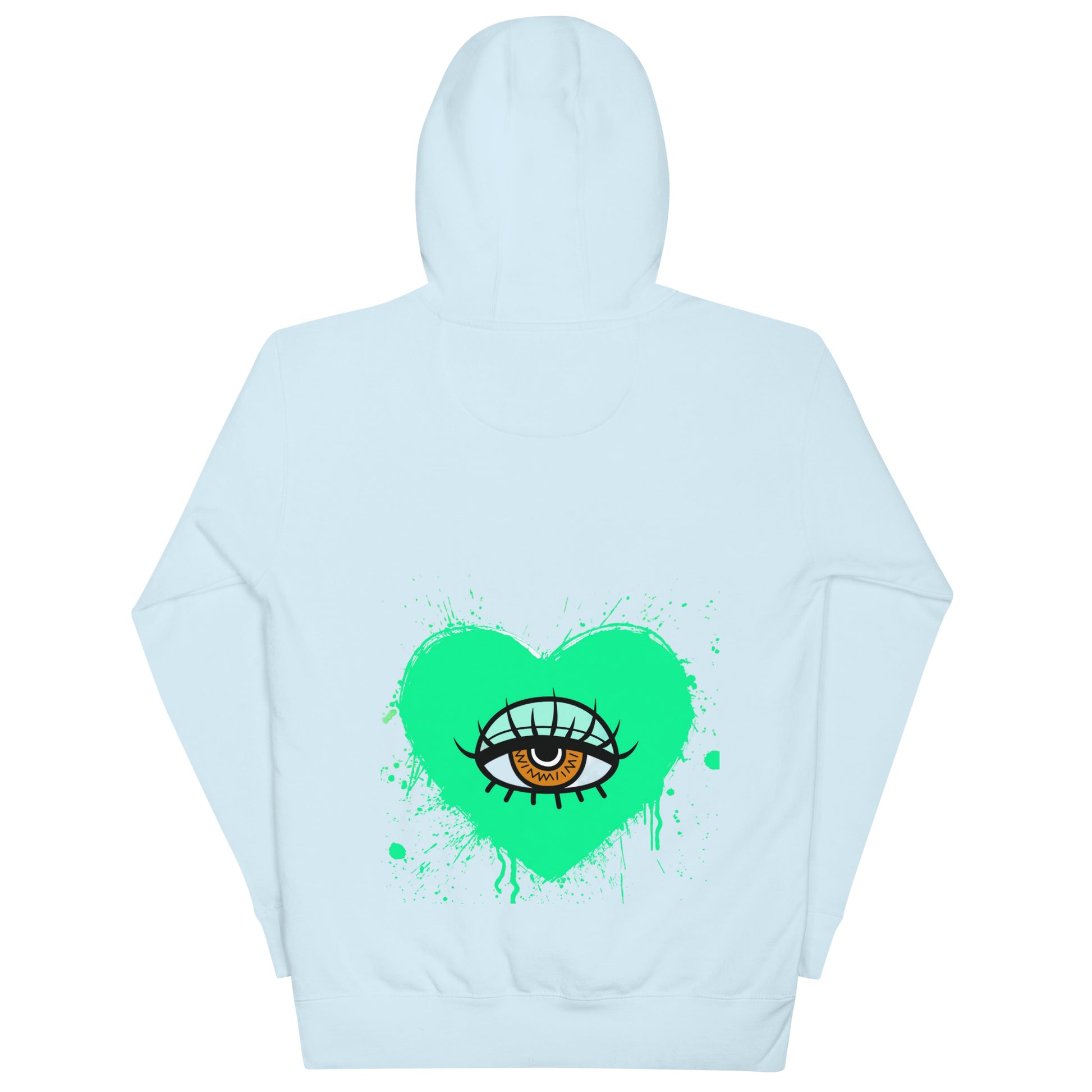 Beesmoove eye catcher green Unisex Hoodie - Beesmoove