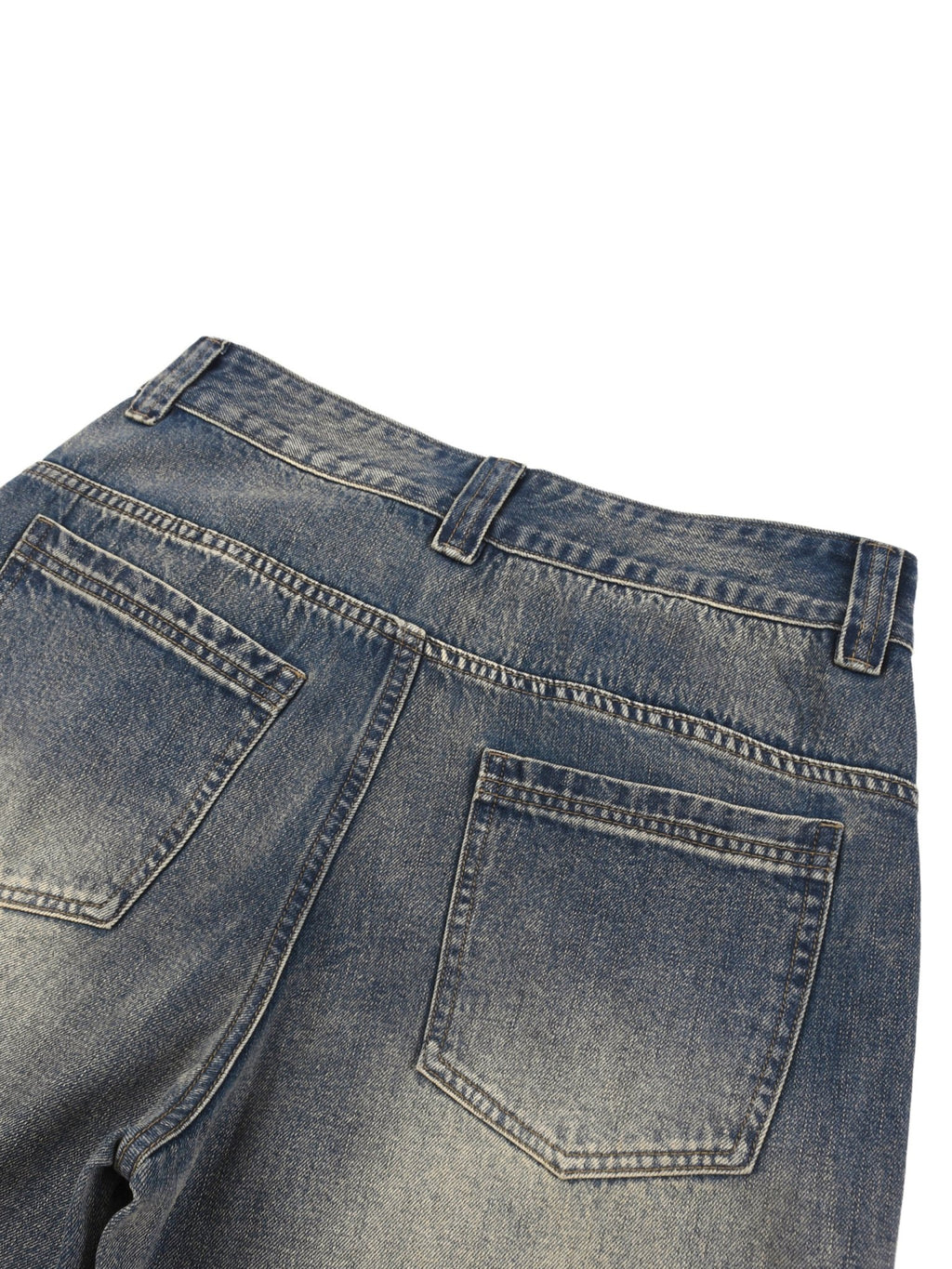 Vintage Wash Baggy Denim Shorts - Beesmoove