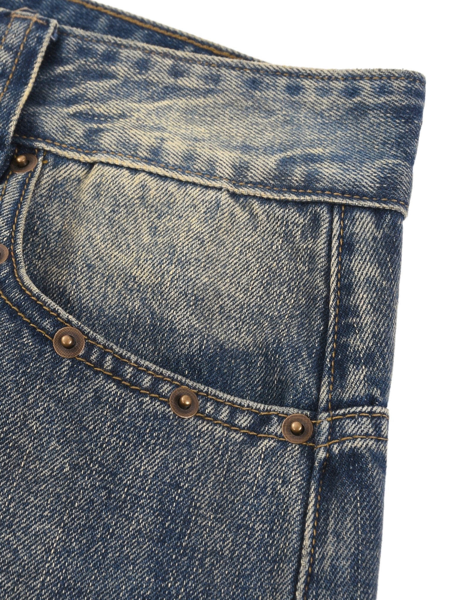 Vintage Wash Baggy Denim Shorts - Beesmoove