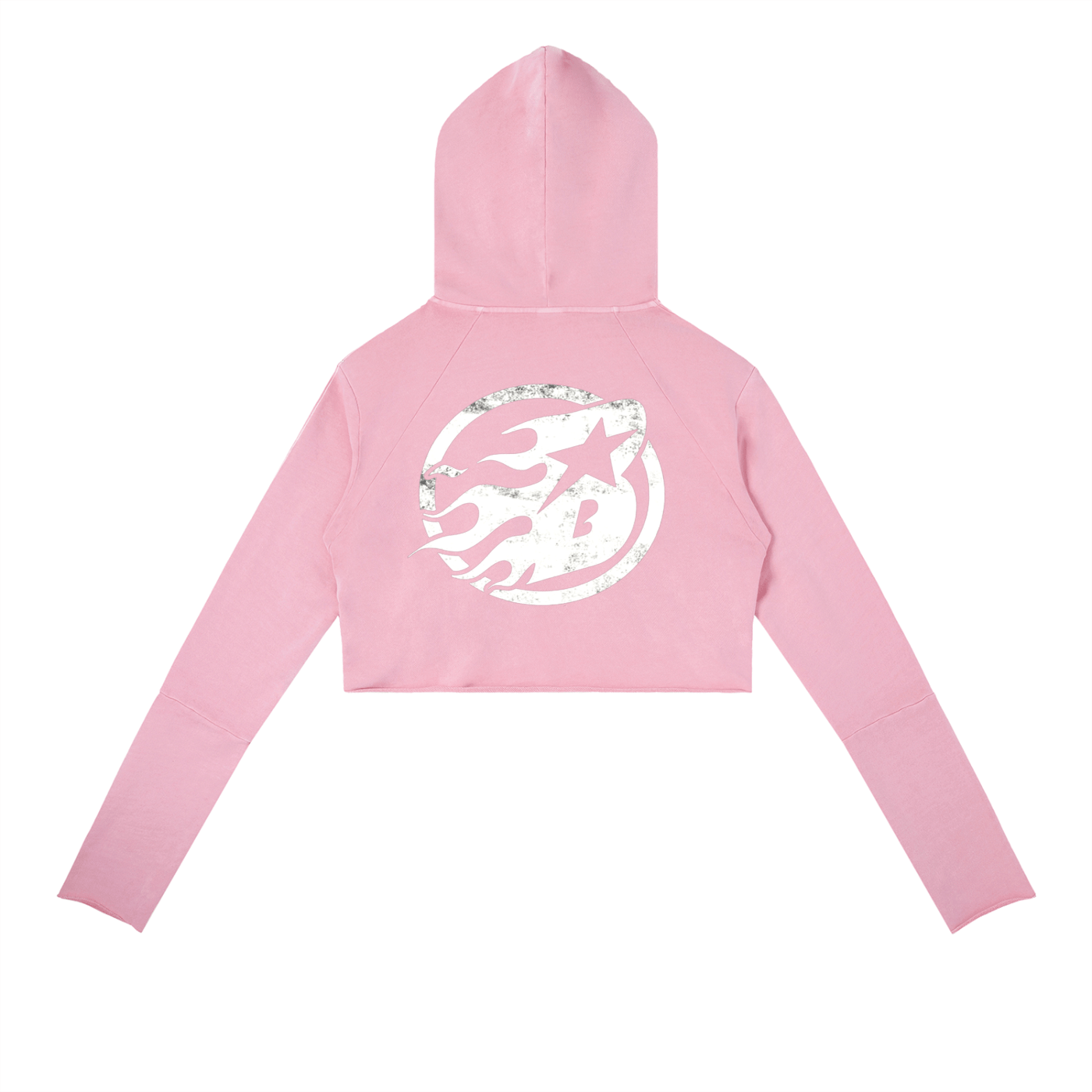 Vintage Washed Raw Edge Hoodie - Beesmoove