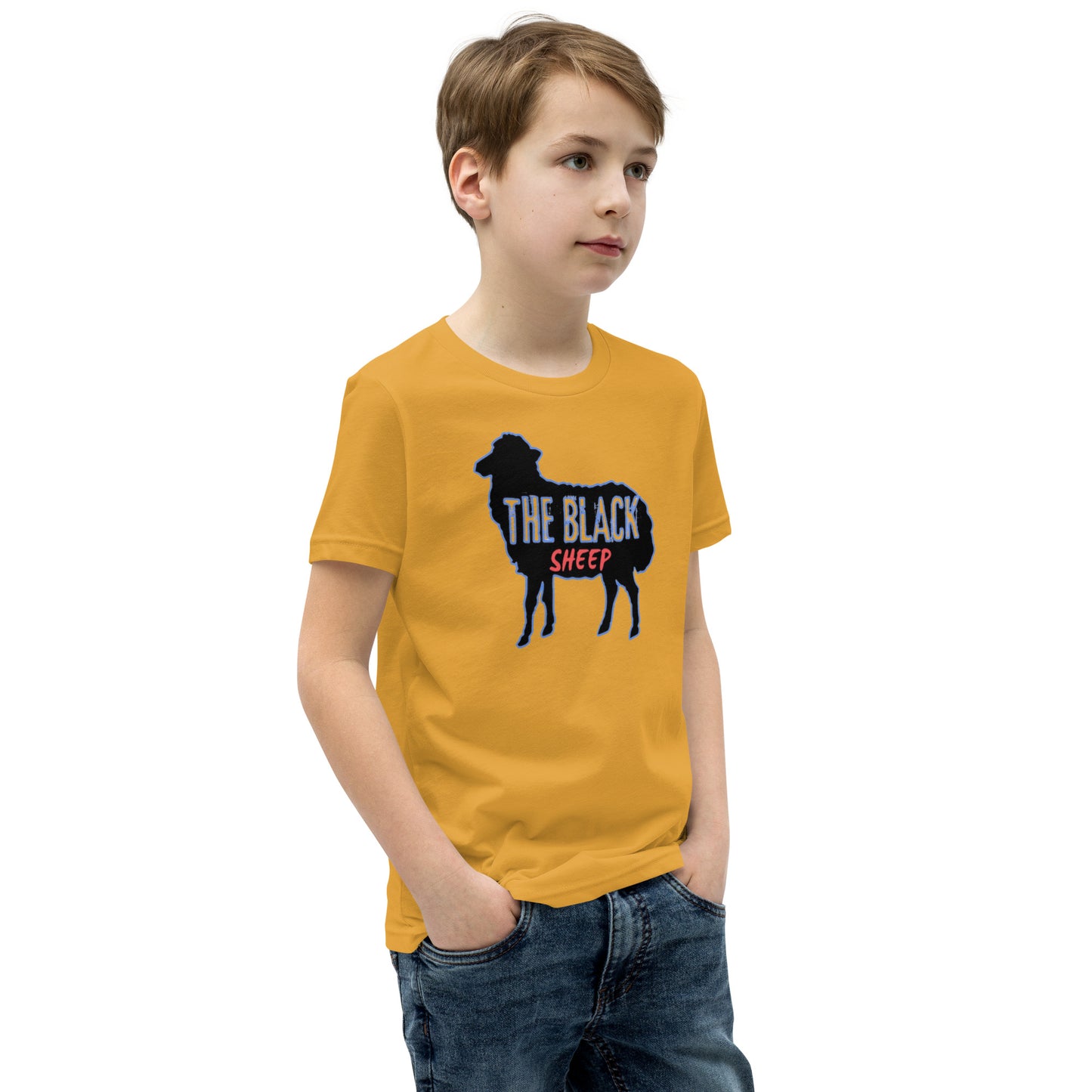 Beesmoove the black sheep Youth Short Sleeve T-Shirt - Beesmoove