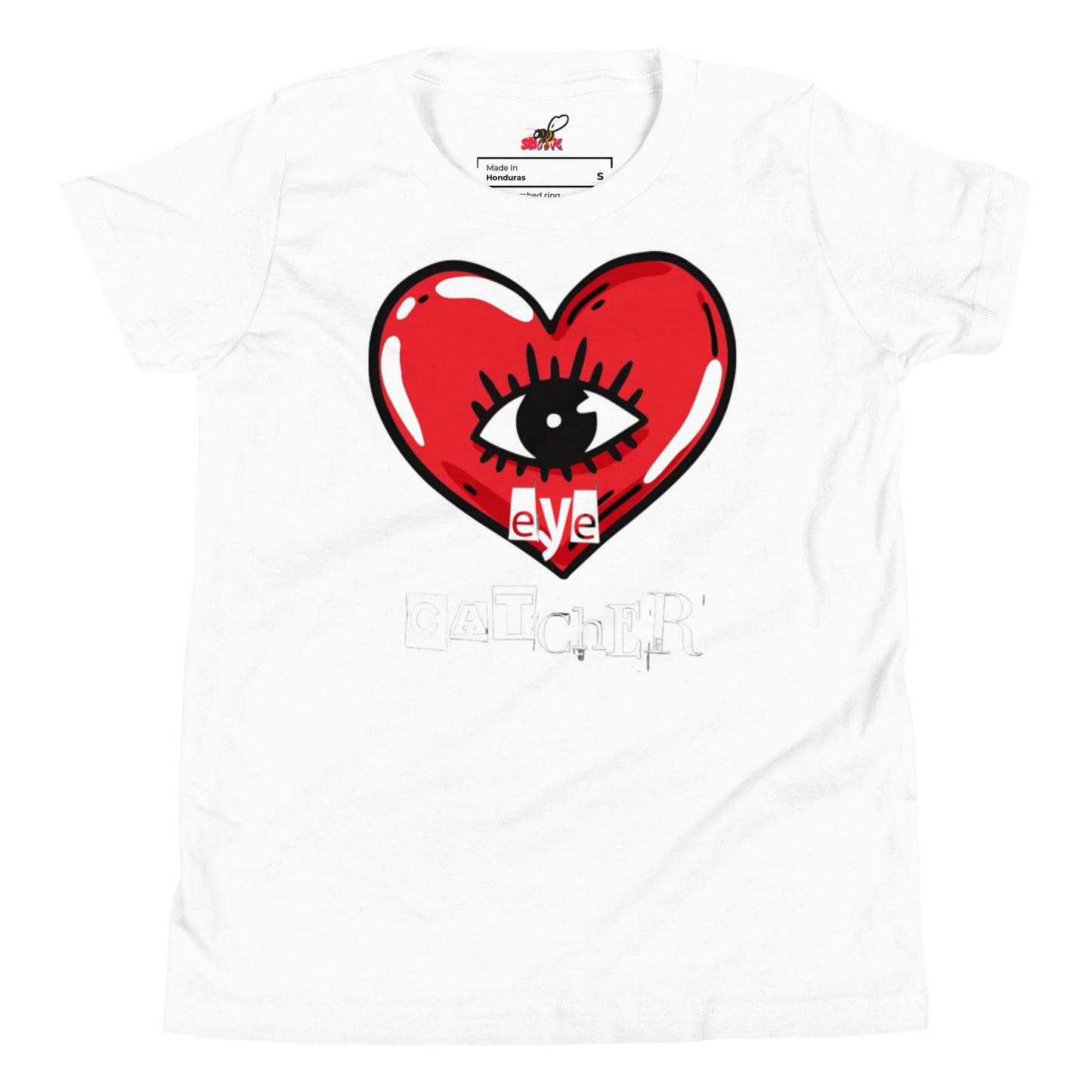 Beesmoove eye catcher 2 Youth Short Sleeve T-Shirt - Beesmoove 25.00 Beesmoove White-XL