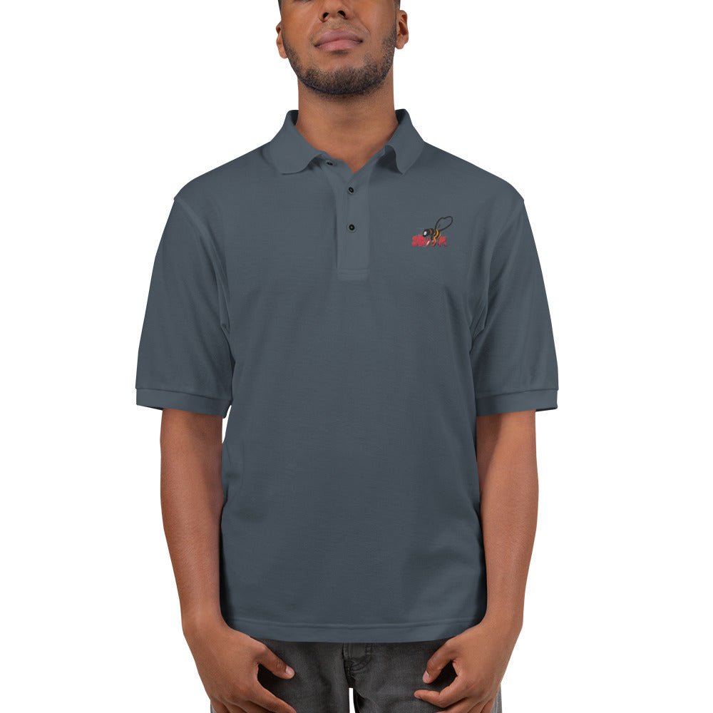 Beesmoove ink red Men's Premium Polo - Beesmoove